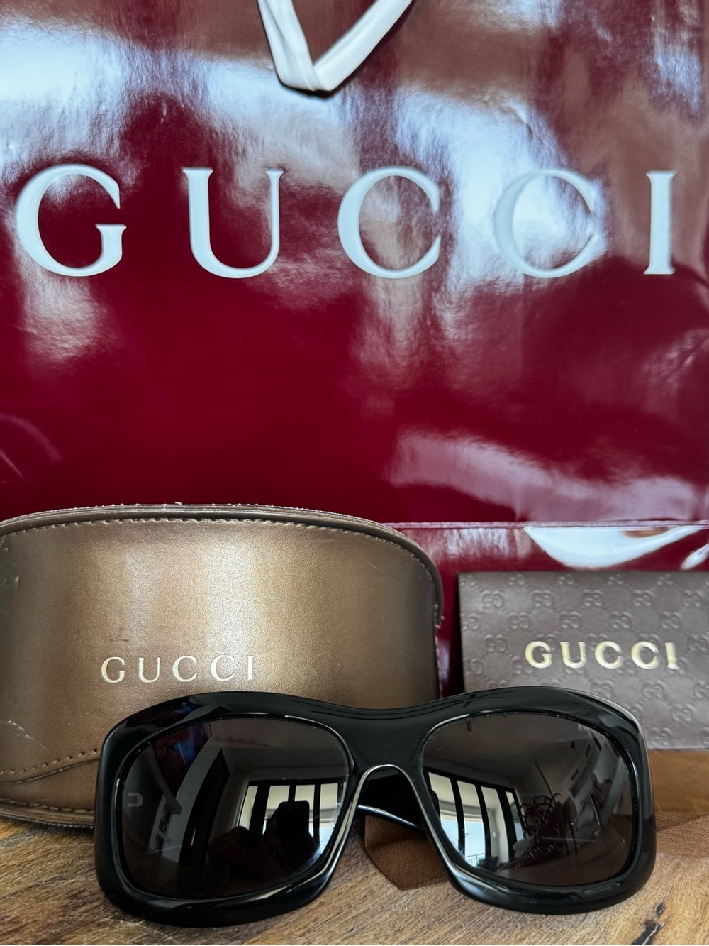 Gucci GG Rhinestone Sunglasses